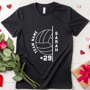 Custom Volleyball Sports Team Volleyball Mom Lover T-Shirt