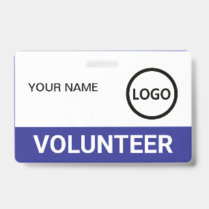 Custom Volunteer Badge Lanyard Event Team Logo