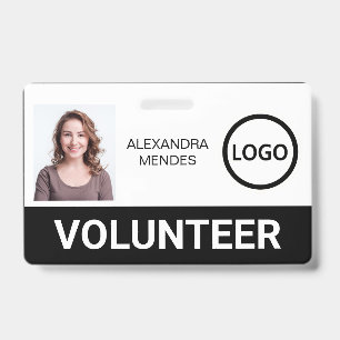 Custom Volunteer Badge Lanyard Event Team Logo