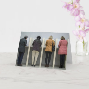 Custom Voting Photo Greeting Card
