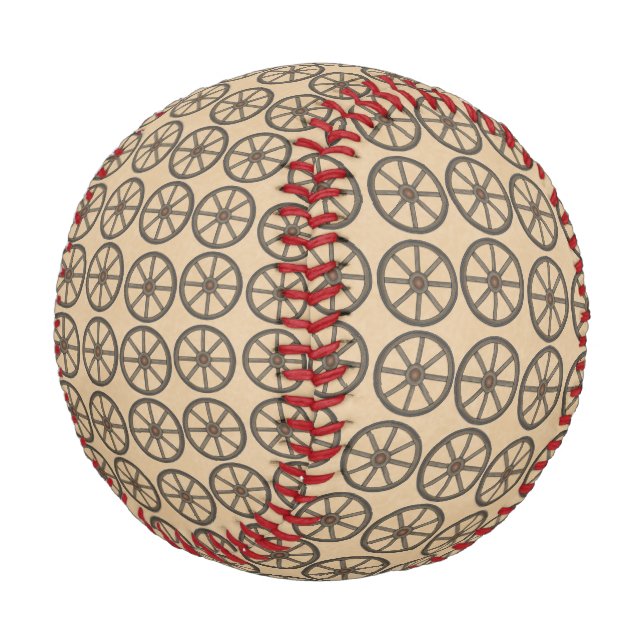 Custom Wagon Wheel Baseball (Angled)