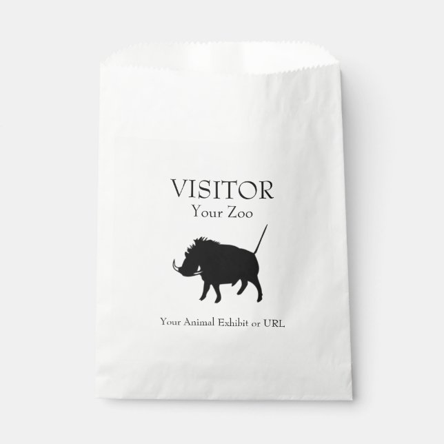 Custom Warthog Favour Bag (Front)