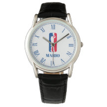 custom watche with basketball design
