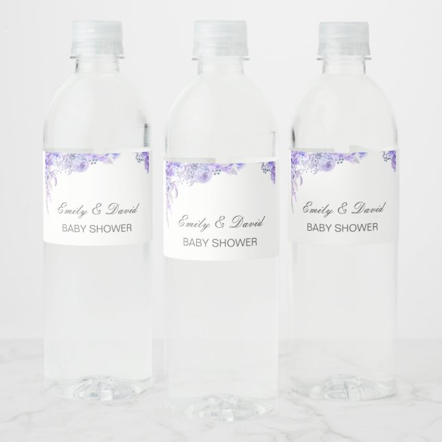 Custom Water Bottle Label, Wedding, Baby Shower Wa Label (Bottles)