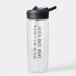 Custom  Water Bottle with - Personalized Water Bot<br><div class="desc">Custom  Water Bottle with - Personalized Water Bottle - Perfect gift for Outdoorsman - Sports Water Bottle</div>