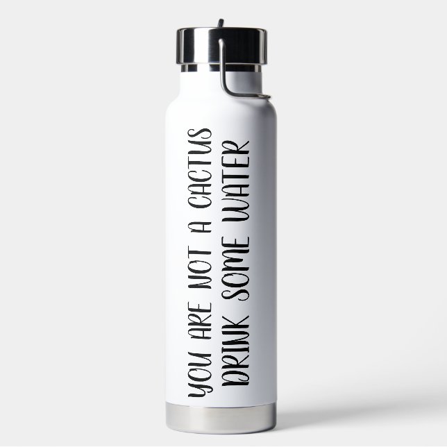 Custom  Water Bottle with - Personalized Water Bot (Left)