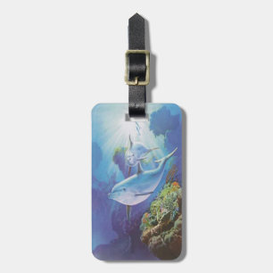 Custom Water Dolphin Luggage Tag
