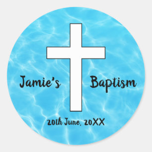 Custom Waters of Baptism sticker