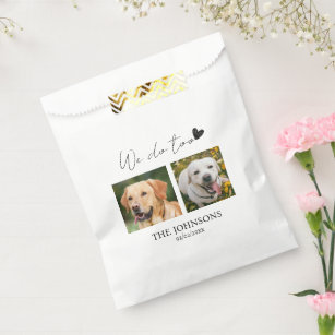 Custom we do too pet wedding  favour bag