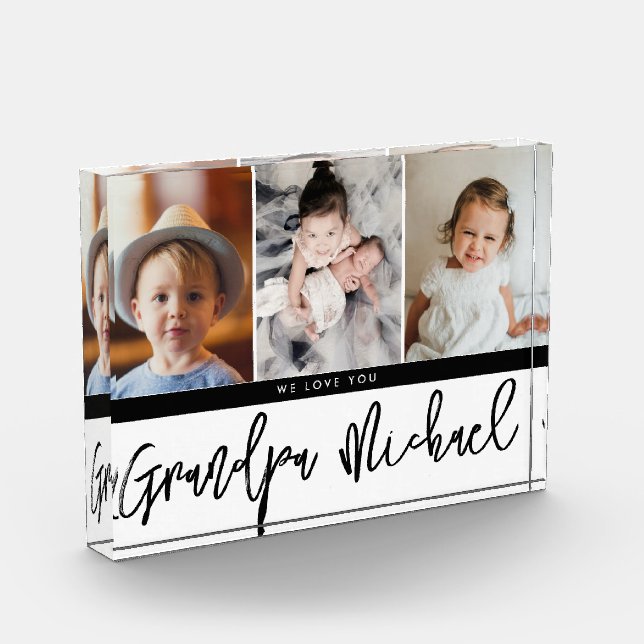 Custom We love you grandpa photos (Left)
