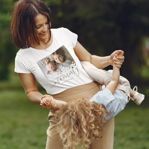 Custom We Love You Mommy Photo T-Shirt