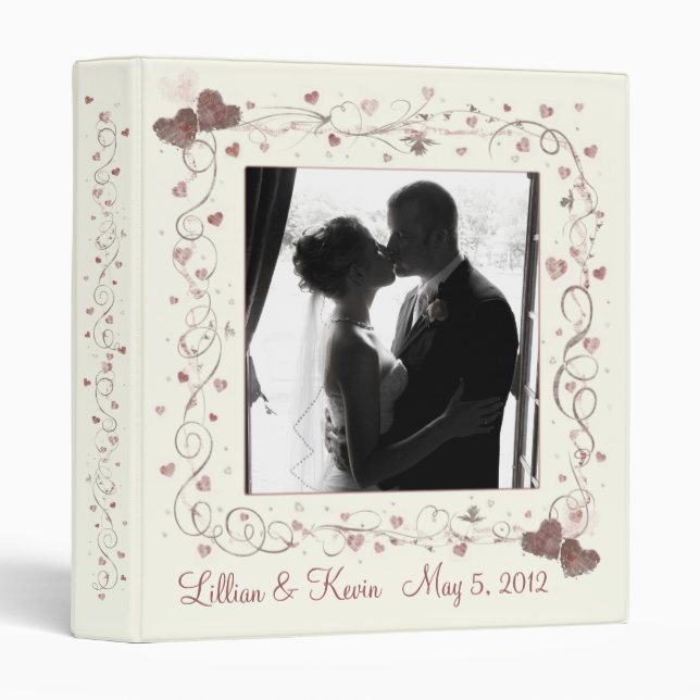 Custom Wedding  / Anniversary  Photo Binder (Front/Spine)