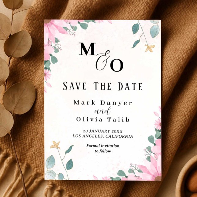 Custom Wedding Announcement – Save the Date Card (Creator Uploaded)