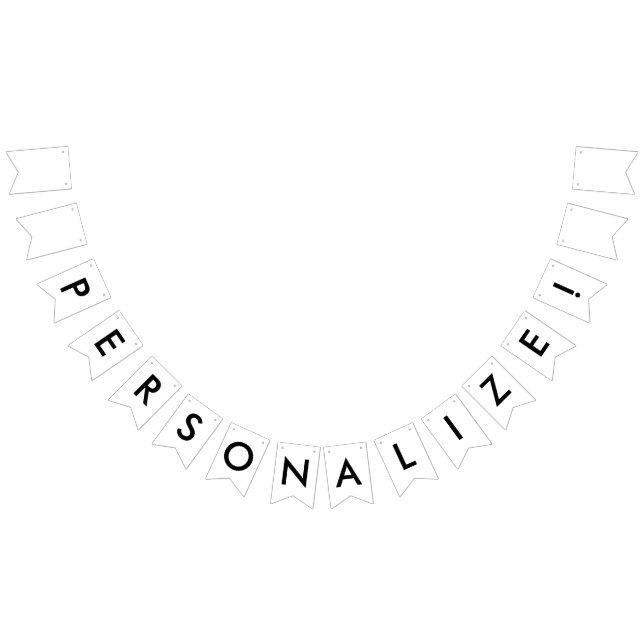 Custom Wedding Bunting Banner, Photo, Design, Text Bunting Flags (All)