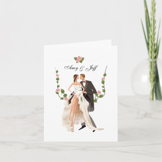 Custom Wedding Card (Front)