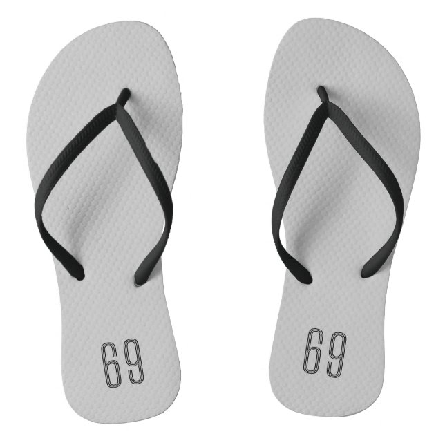 Custom Wedding Colours Bride Gift wifey Dog Mom Flip Flops (Footbed)
