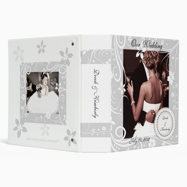 Custom Wedding Day Photo Binder (Background)