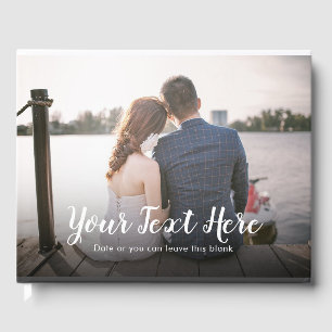 Custom Wedding Day Photo Guest Book
