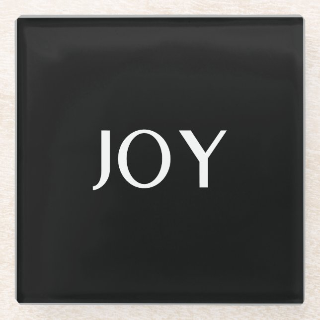 Custom Wedding, Elegant, Anniversary Gifts Glass Coaster (Front)