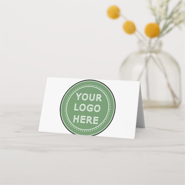 Custom Wedding, Elegant, Anniversary Gifts Place Card (Front)
