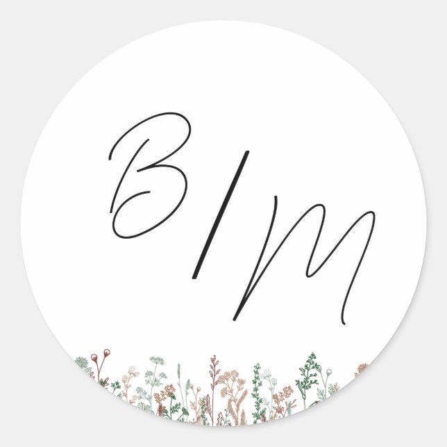 Custom Wedding Envelope Seals (Front)