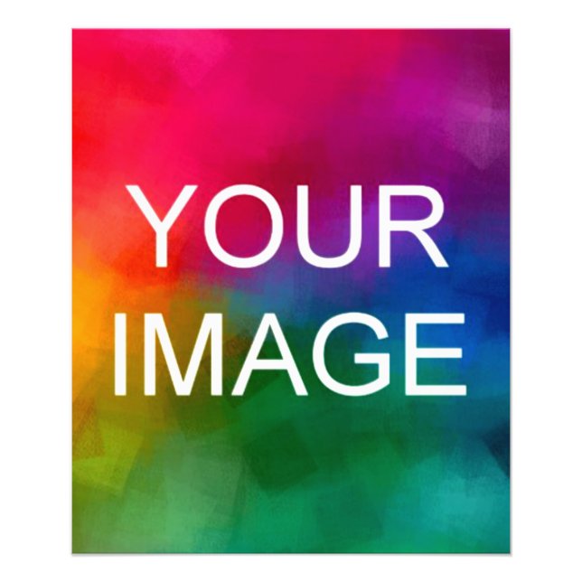 Custom Wedding Event Party Family Template HQ Photo Print (Front)