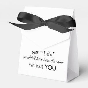 Custom Wedding Favour Box