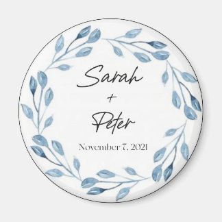 Custom wedding favour magnets, Personalized magnet