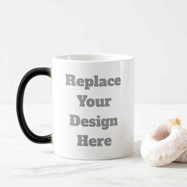 Custom Wedding Gift – Create Your Own Personalized Magic Mug (With Donut)