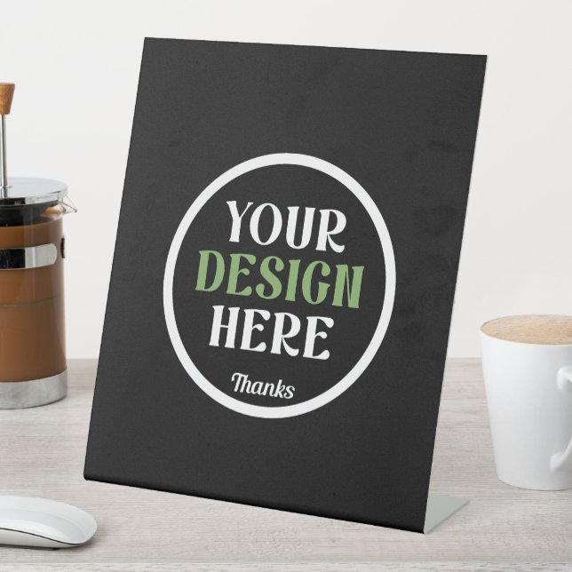 Custom Wedding Guest Appreciation Design Pedestal Sign (In SItu)
