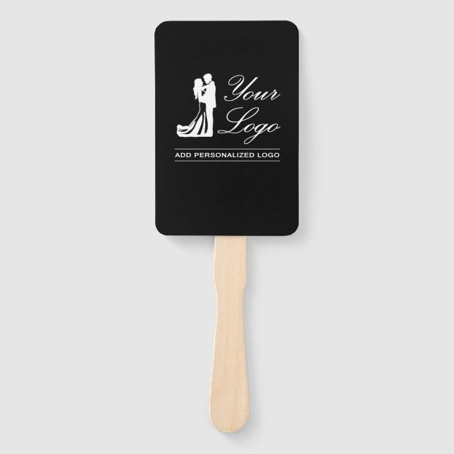 Custom Wedding Idea Personalized Photo Design Hand Fan (Front)