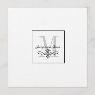 Custom Wedding Logo Invitations Monogram Names