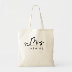  Custom Wedding Monogram  Tote Bag