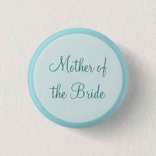 Custom Wedding Mother of the Bride Pinback Buttons