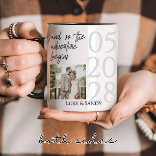 Custom Wedding Mug for Couples, Newlyweds Gift
