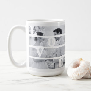 Custom Wedding Photo "LOVE" Coffee Mug