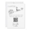 Custom Wedding Photo QR Code Sign Capture the Love