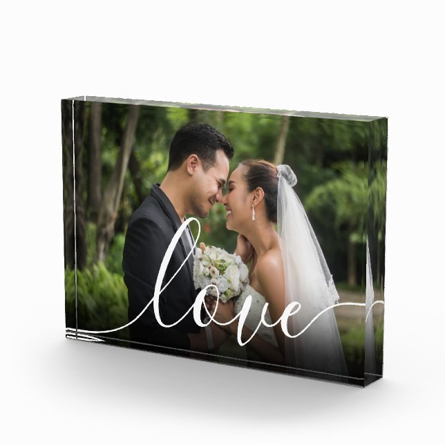 Custom Wedding Photo Script Love (Right)