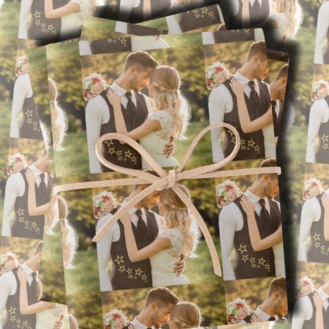 Custom Wedding Photo Wrapping Paper Sheet (Creator Uploaded)