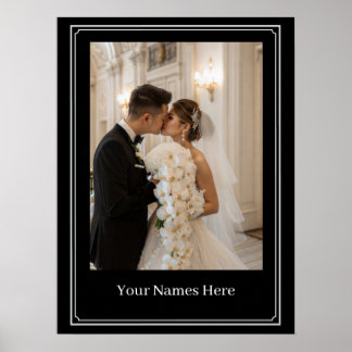 Custom Wedding Potrait Poster