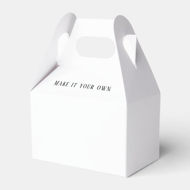 Custom Wedding Retreat Favor Box (Front Side)
