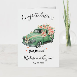 Custom Wedding Shower  Foil Greeting Card