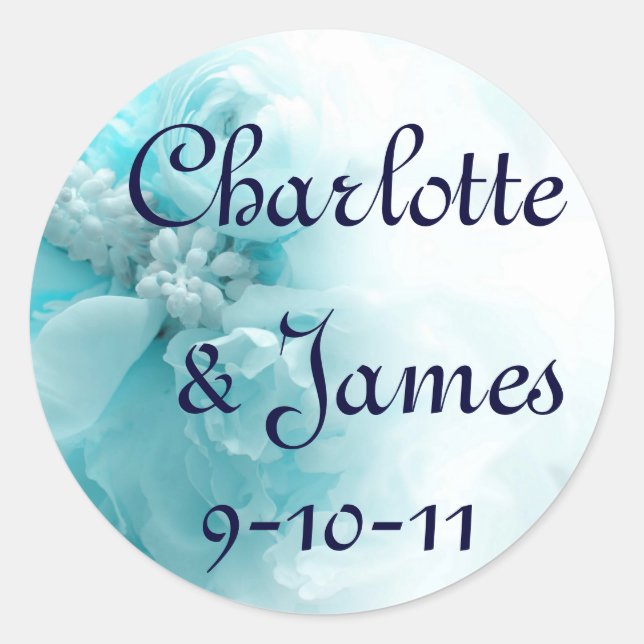 Custom Wedding Stickers (Front)