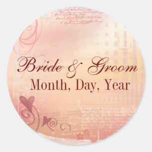 Custom Wedding stickers