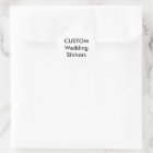Custom Wedding Stickers 1.5" ROUND GLOSSY (20 pk.)