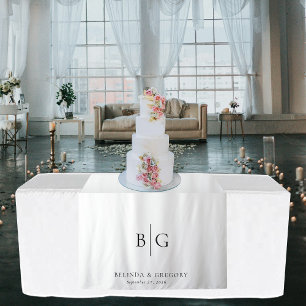 Custom Wedding Sweetheart Table Runner Decor Sign Tapestry