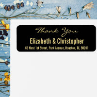 Custom Wedding Thank You Return Address Label
