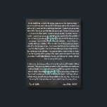 Custom Wedding Vows on Canvas<br><div class="desc">A constant reminder of the vows that you made on your special day. Customizable size, colour etc. A great wedding, anniversary or just because gift!</div>