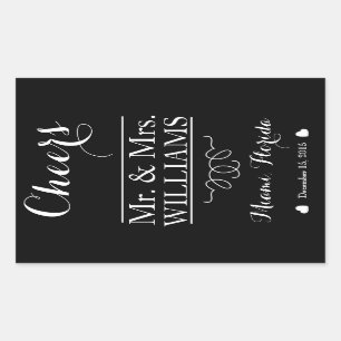 custom Wedding wine bottle label table centre