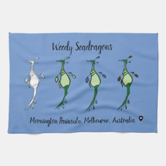 Custom Weedy Seadragon  Kitchen Towel